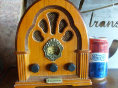 Radio vintage, model vintage Soundmaster, la curent si cu baterii, raritate din Germania, TC room foto