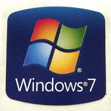 Sticker Windows 7 (small 1,8 cm), original foto