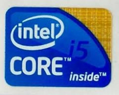 Sticker Intel Core I5,original foto