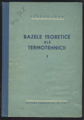 Vladea Ioan_BAZELE TEORETICE ALE TERMOTEHNICII foto