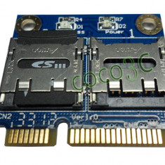 Adaptor Micro SDHC la Mini PCIe