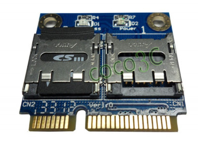 Adaptor Micro SDHC la Mini PCIe foto