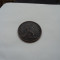 One penny 1862 Marea Britanie, piesa frumoasa