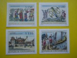 HOPCT AUSTRIA 1966 -4 VAL BIBLIOTECA NATIONALA MNH 412 A