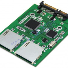 Adaptor SDHC la SATA Serial ATA 7+15P