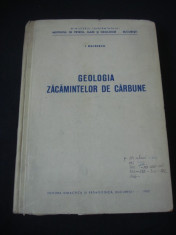 I. MATEESCU - GEOLOGIA ZACAMINTELOR DE CARBUNE {litografiata, 1962} foto