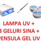 lampa 36 w profesionala unghii false kit set manichiura geluri constructie