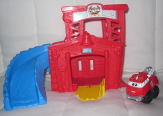 Tonka- Mini set pompieri cu rampa pentru masinuta Chuck foto