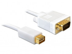 Cablu mini DVI la VGA T-T 2 m, Delock 82933 foto