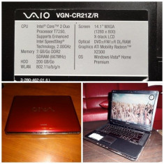 Sony Vaio VGN-CR21Z/R foto