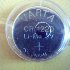 baterie lithium Varta CR1220, dar si alte numere.