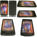 Husa Sony Ericsson Xperia Arc S X12/ X12i /LT15i /LT18i m + stylus + folie, Alb, Negru, Gel TPU