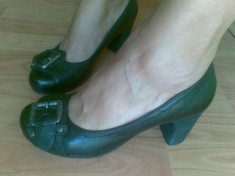 Pantofi din piele marimea 38,aproape noi! foto