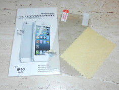 Folie protectie ecran fata/spate pentru iPhone 5 foto
