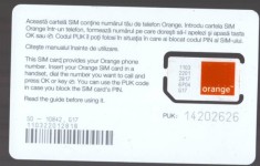 Vand 5000 cartele Orange cu numar, cu 0 euro credit. foto