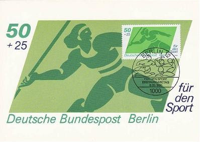 6574 - carte maxima Germania Berlin 1980 foto