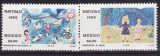 C1507 - Mexic 1985- Yv. 1127-8 neuzat, Nestampilat