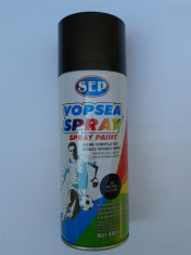 Spray / Sprei Vopsea / Vopsit ( negru lucios 400ml ) foto