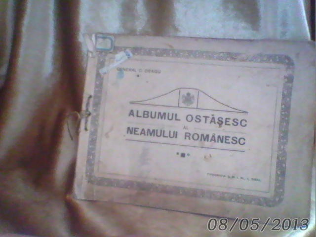ALBUM OSTASESC AL NEAMULU ROMANESC DE GENERAL C.DRAGU