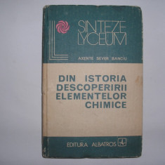 Din istoria descoperirilor elementelor chimice -A. S. Baciu,RF1/1