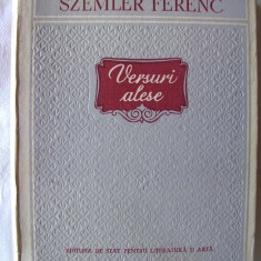 "VERSURI ALESE", Szemler Ferenc, 1957. Tiraj 3600 exemplare