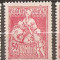 TIMBRE 84, ROMANIA, 1921, ASISTENTA SOCIALA, 50 BANI, CURIOZITATE, LINIE DE CULOARE COLT SUS-DREAPTA, ECV, RARITATE, RARITATI, EROARE, ERORI