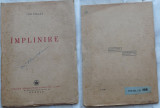 Ion Pillat , Implinire , Poezii , 1942 , prima editie, Alta editura