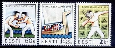 Estonia 1993 - Yv. 221/3 neuzate foto