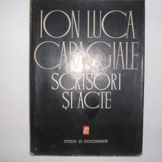 Ion Luca Caragiale -Scrisori si acte (studii si documente),RF1/3