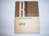 Jurnal - Autor : Iacob Negruzzi,RF1/3,RF4/2