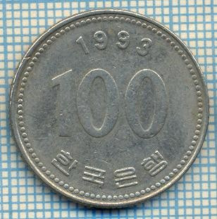 1817 MONEDA - KOREA DE SUD - 100 WON - anul 1993 -starea care se vede foto
