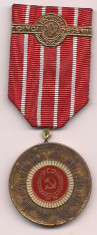 medalie-a-50-a aniversare a Partidului Comunist Roman foto