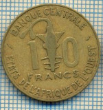 1809 MONEDA - STATELE AFRICANE DE VEST - 10 FRANCS - anul 1982 -starea care se vede