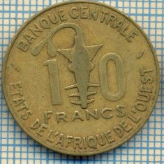 1809 MONEDA - STATELE AFRICANE DE VEST - 10 FRANCS - anul 1982 -starea care se vede
