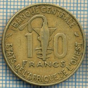 1810 MONEDA - STATELE AFRICANE DE VEST - 10 FRANCS - anul 1974 -starea care se vede foto