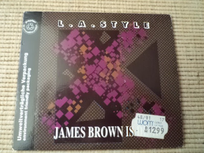 L.A. Style James Brown Is Dead 1991 cd maxi single muzica techno electronic VG+ foto