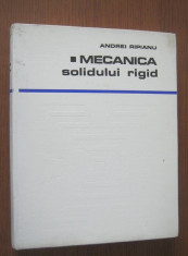 Andrei Ripianu - Mecanica solidului rigid foto