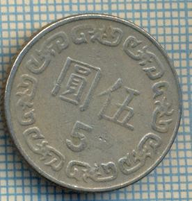 1819 MONEDA - TAIWAN - 5 YUAN - anul indescifrabil -starea care se vede foto