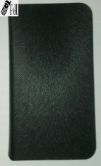 Husa Portmoneu Wallet NEGRU - Alcatel One Touch X&amp;#039;Pop foto