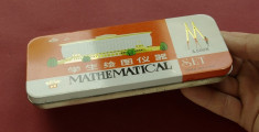 cutie - penar vintage - Mathematical set A 5008 - din perioada comunista !!! RAR foto