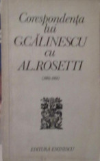 Corespondenta lui Al. Rosetti cu G. Calinescu (1932-1964) foto