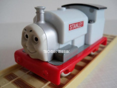 My First Thomas by Golden Bear trenulet - Stanley locomotiva alba argintie din Sodor ( transport 2.6 RON la plata in avans ) foto