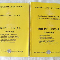 DREPT FISCAL, Vol. I+II, Ed. III, Prof. univ. dr. Ioan Condor, 2007