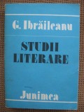 Garabet Ibraileanu - Studii literare