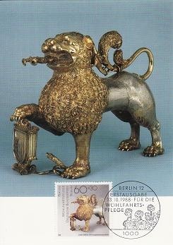 780 - Germania Berlin carte maxima 1988