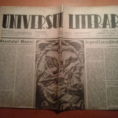 ziarul universul literar 23 august 1941-art.despre m eminescu de vladimir dogaru