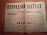 ziarul universul literar 29 noiembrie 1941-bacovia si andreescu de ion frunzetti