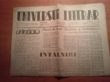 Ziarul universul literar 29 noiembrie 1941-bacovia si andreescu de ion frunzetti