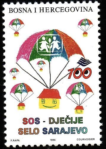 C66 - Bosnia si Herzegovina 1996 - Copii,Yv. 206 neuzat