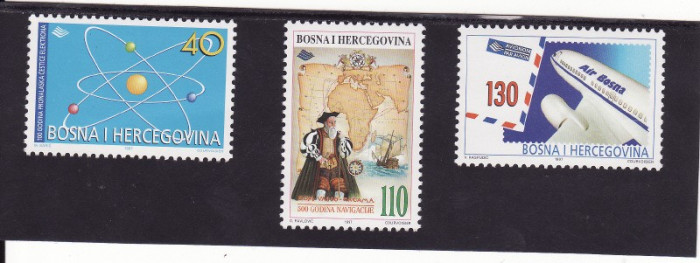 C78 - Bosnia si Herzegovina 1997 - Yv. 230-2 neuzate